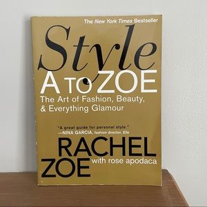 Style A To Zoe Book by Rachel Zoe